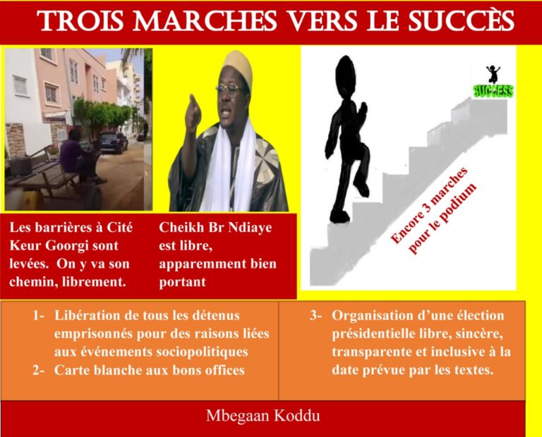 Encore quelques marches …