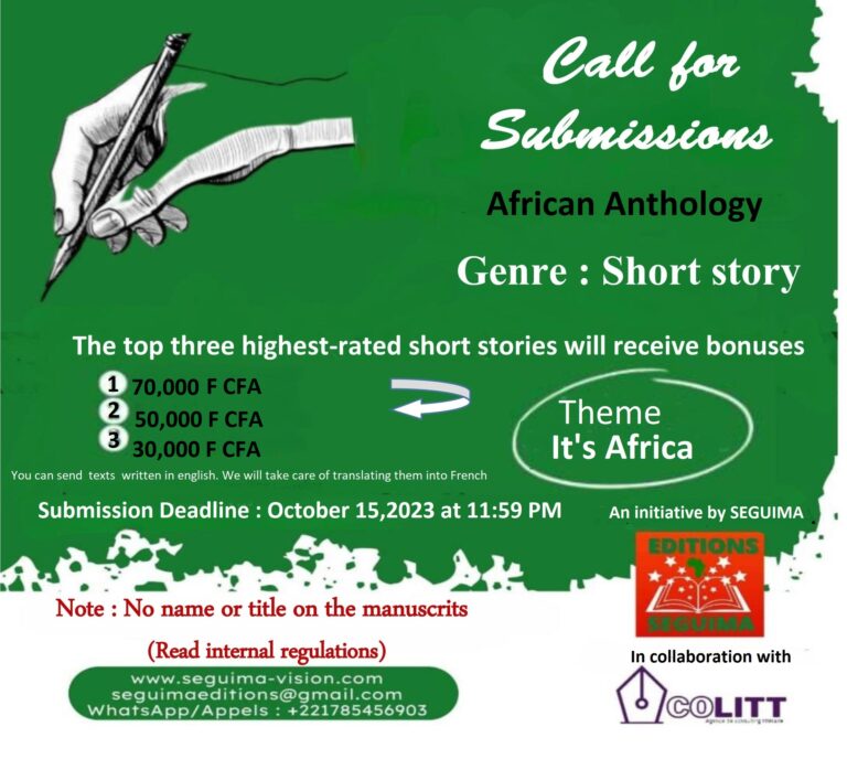 INTERNAL REGULATIONS OF THE SEGUIMA 2023 CALL FOR TEXTS