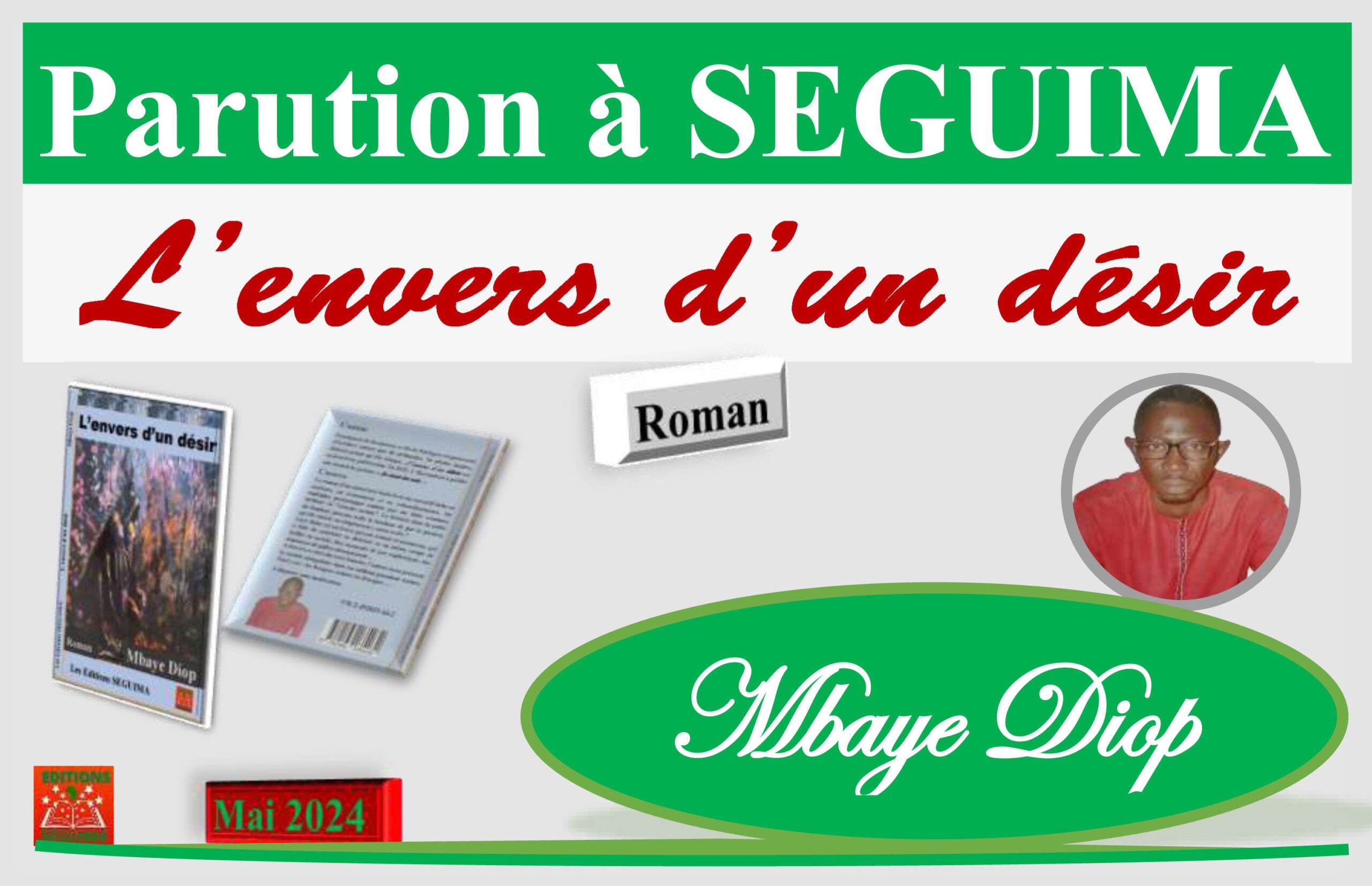 Le récit de « L’envers d’un désir » nous présente une trame bien structurée autour d’histoires mouvementées avec de multiples rebondissements. Un roman très coloré avec des descriptions très expressives qui rendent l’œuvre vivante avec des décors qui nous sont familiers … Quant aux personnages, ils viennent en concrétion. Bademba, Salimata, Guèye Ndioro, Kalidou … Chacun d’entre eux est une clef qui ouvre la porte d’un destin. Ils ont tous un désir commun ; réussir … Laye Baba s’engage frénétiquement sur le sentier qui mène à son désir …A chaque fois qu’une entreprise tourne mal et qu’il constate son propre échec, une inspiration lui vient pour entamer une autre… Mais va-t-il vers l’envers de son désir ?