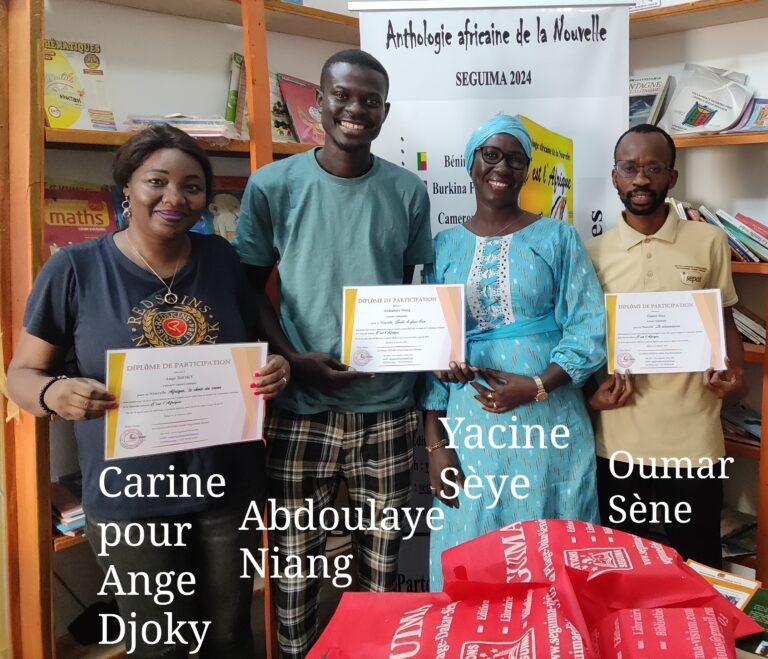 Des auteurs de l&rsquo;anthologie africaine de la Nouvelle en visite à SEGUIMA
