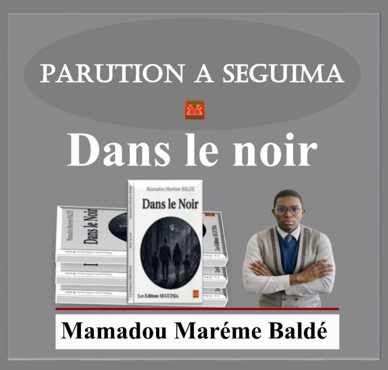 « Dans le noir », texte qui s’inscrit dans la rubrique des débats de société, l’auteur nous dit : « Le monde n’est pas tel que nous le percevons. Derrière le rideau de nos certitudes quotidiennes se cache une réalité plus vaste, souvent plus sombre, où la lumière et l’obscurité se livrent une lutte sans merci. » Dans Le Noir nous présente le spectacle de cette confrontation entre le Bien et le Mal dans notre MOI intérieur. Les dégâts, nous en souffrons moralement et matériellement. »… À travers les pages de cette étude, l’auteur nous invite à une introspection salutaire.